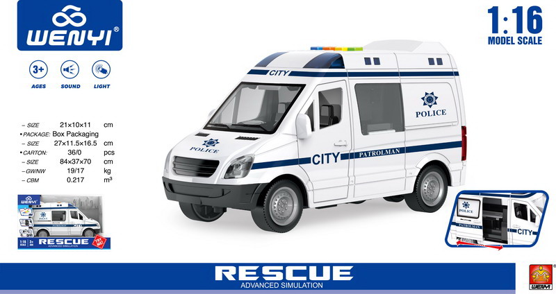Poliisi 1:16 + äänet ja valot