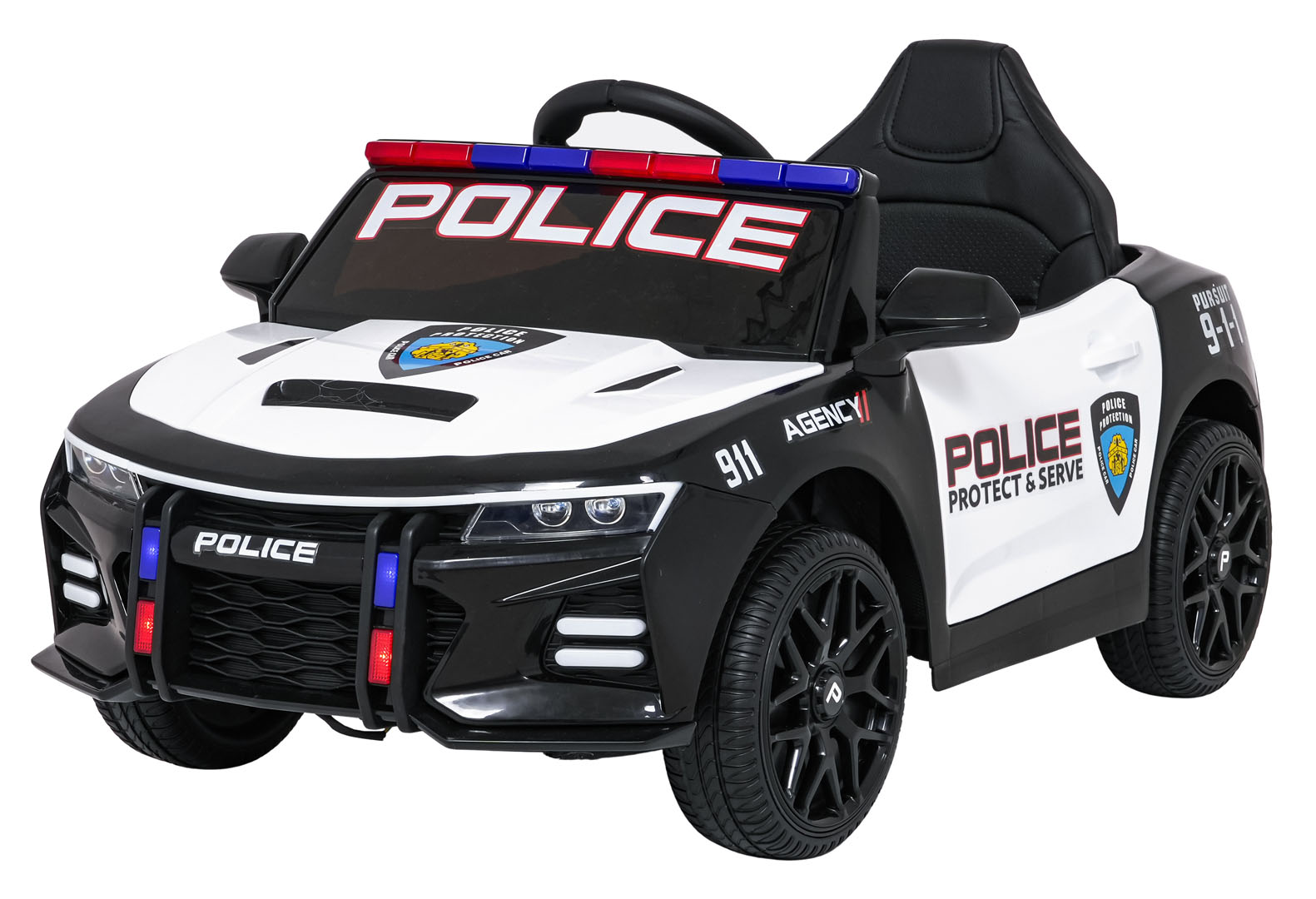Police 911 Agency sõiduk must
