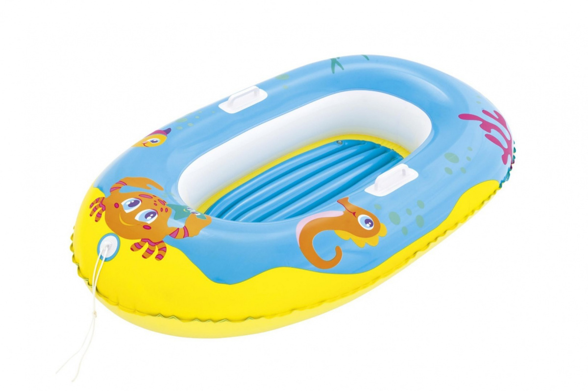 Puhallettava vene sininen 119 cm x 79 cm BESTWAY
