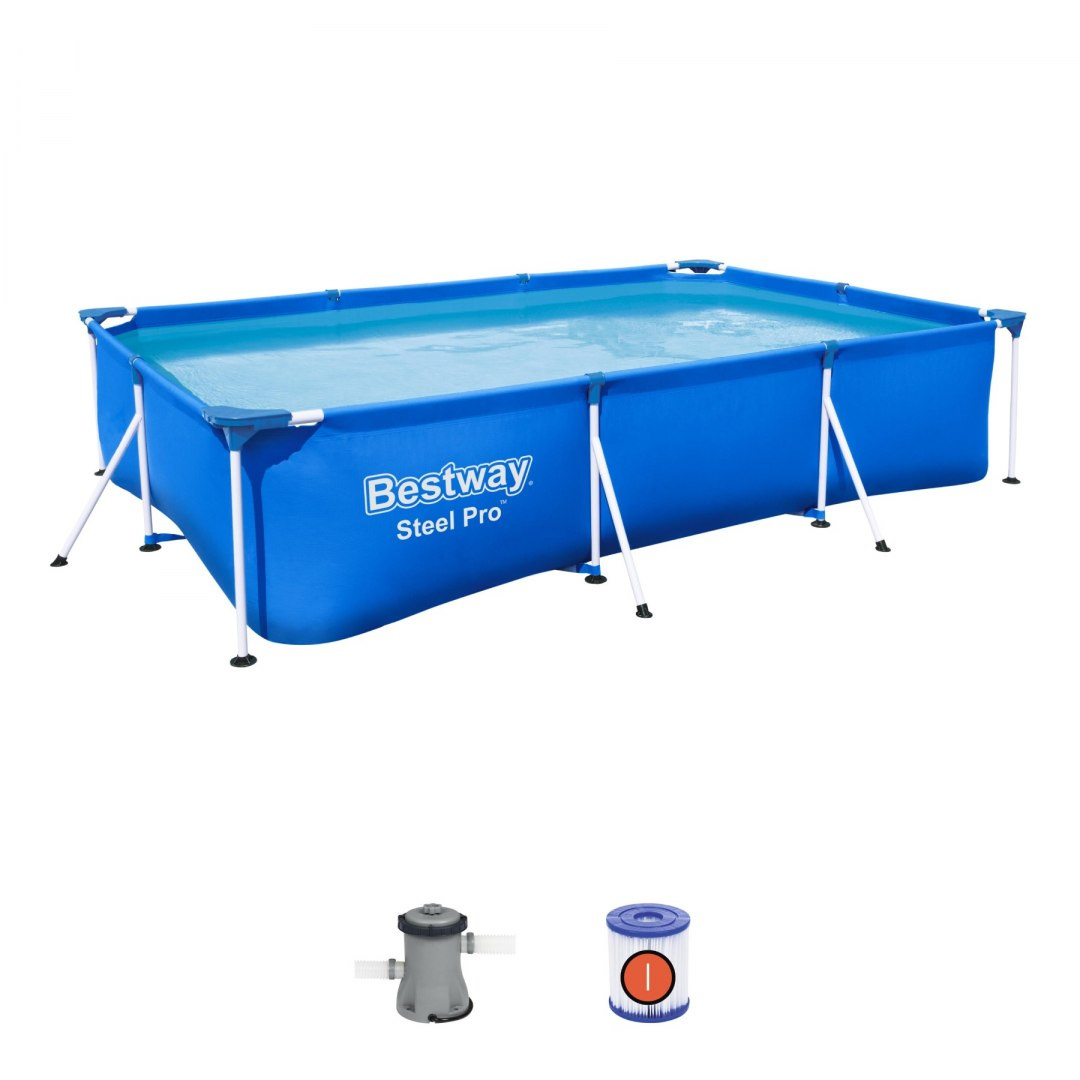 Basseini raam 300x201x66cm Deluxe 3 in 1 BESTWAY