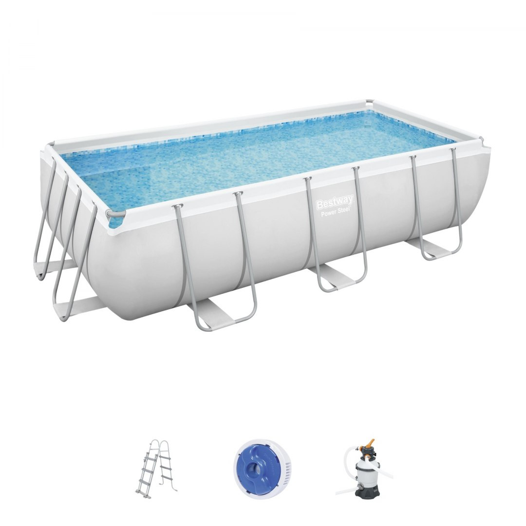 Bassein Power Steel 404 x 201 x 100 cm BESTWAY