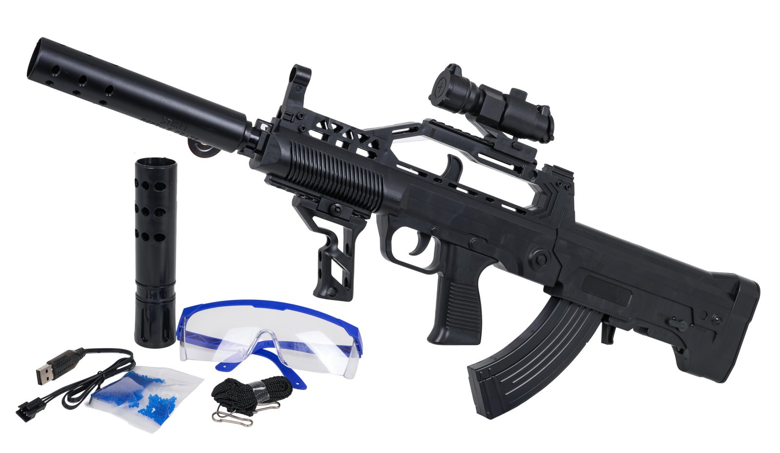 QBZ95 veepallide vintpüss + tarvikud
