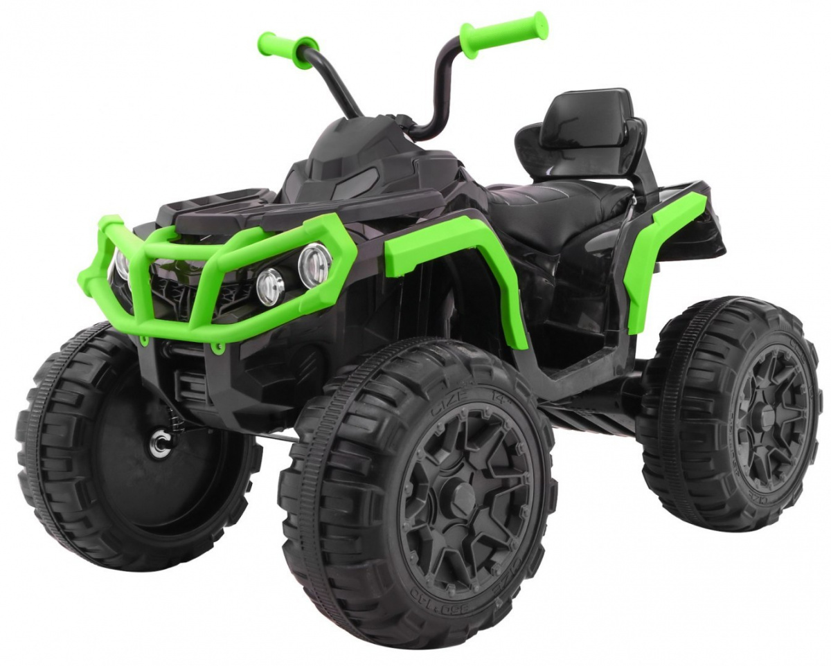 Nelikratas ATV Must ja roheline