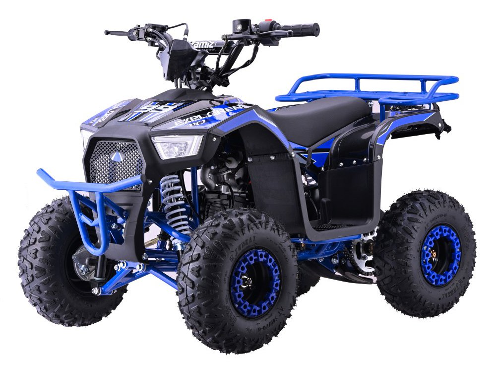 Bensiinimootoriga mönguauto 110CC EXPLORER sinine
