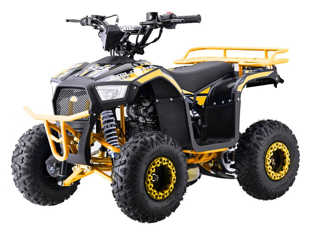 Bensiinimootoriga mönguauto 110CC EXPLORER kollane
