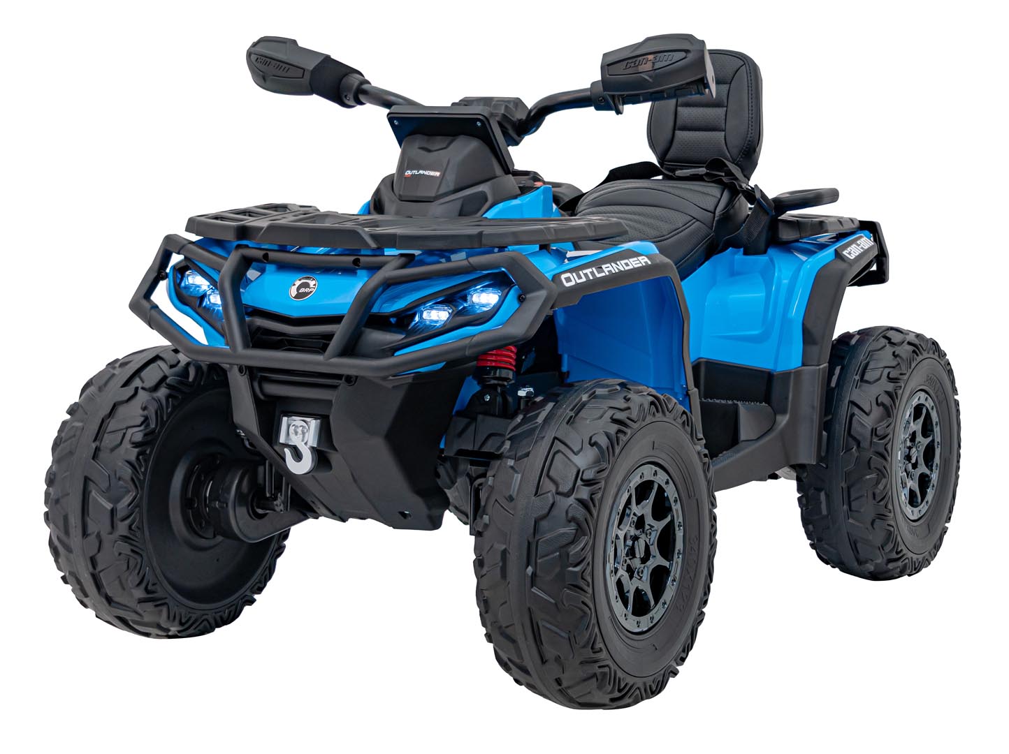 Quad Can Am Outlander ATV puldiga sinine