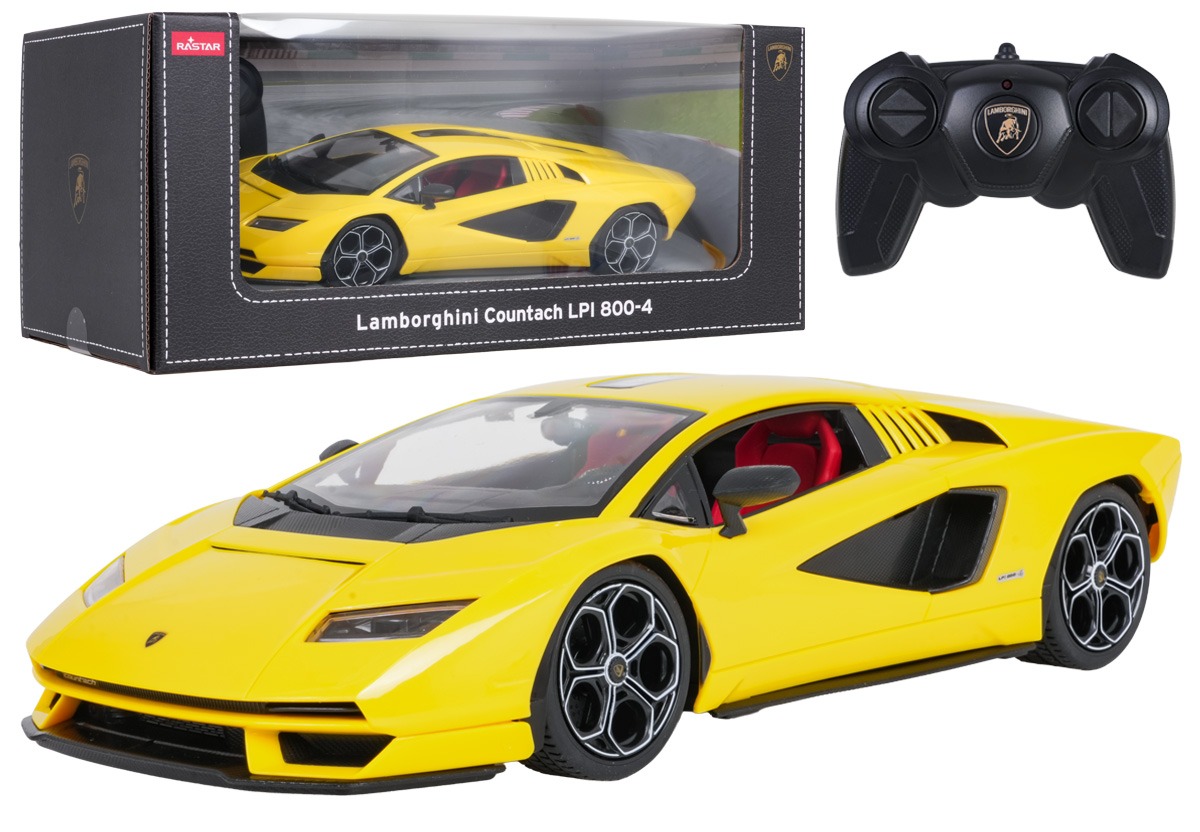 R/C 1:16 Lamborghini Countach LPI 800-4 Keltainen RASTAR