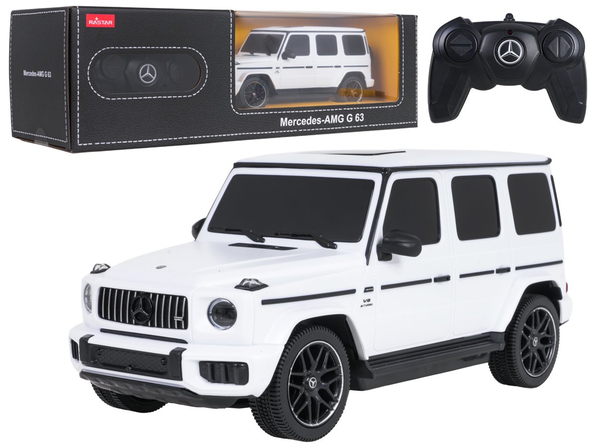 R/C 1:24 Mercedes AMG G63 Valge RASTAR