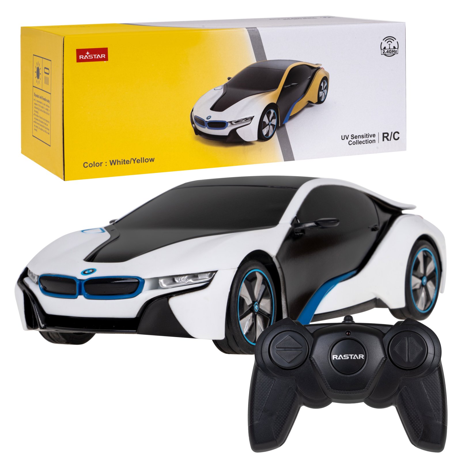 Raadioteel juhitav BMW I8 1:24 RASTAR muutuvad värvid