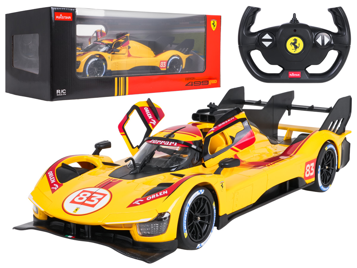 R/C auto 1:14 Ferrari 499P Kollane RASTAR