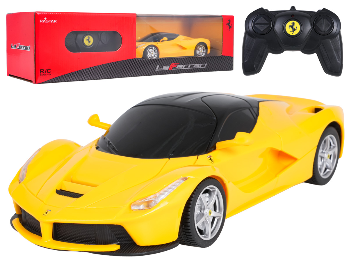 R/C auto 1:24 Ferrari LaFerrari Kollane RASTAR