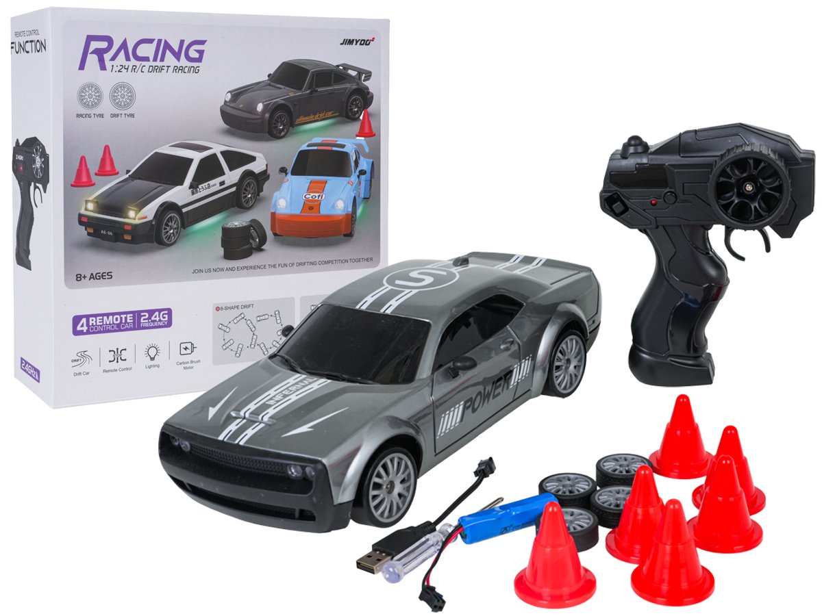 Raadioteel juhitav triiviauto R/C 1:24 + tarvikud