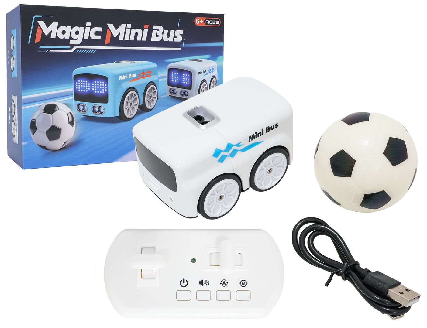 R/C Mini Vehicle with Ball White