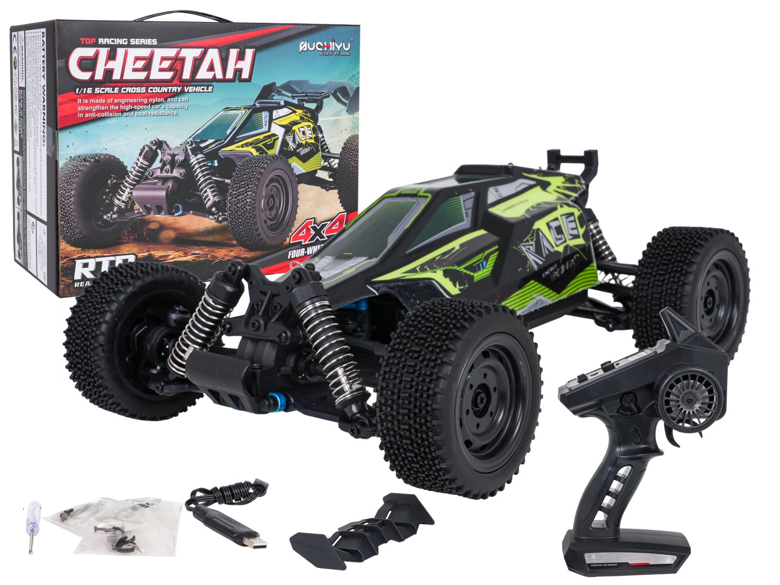 Raadioteel juhitav võidusõiduauto CHEETAH 1:16