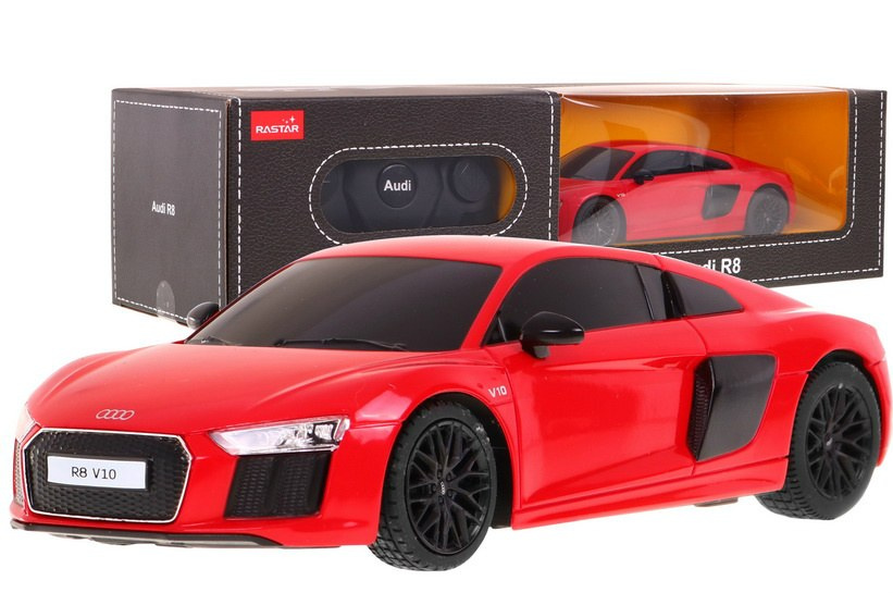R/C mänguauto Audi R8 punane 1:24 RASTAR