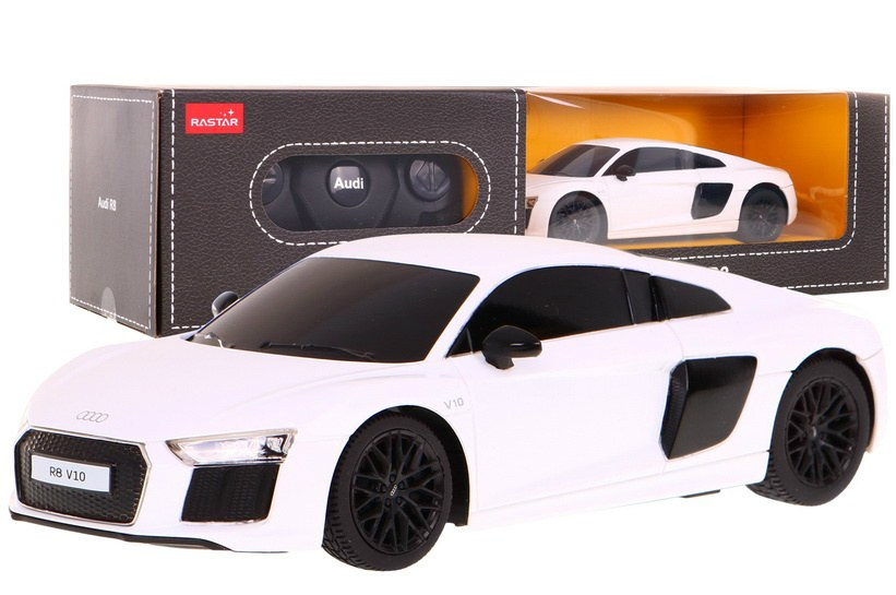 R/C mänguauto Audi R8 valge 1:24 RASTAR