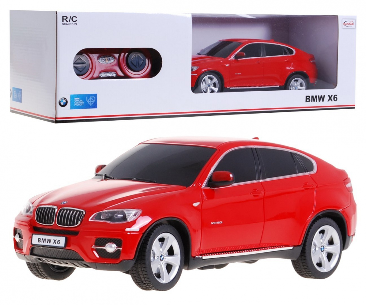 R/C mänguauto BMW X 6 punane 1:24 RASTAR