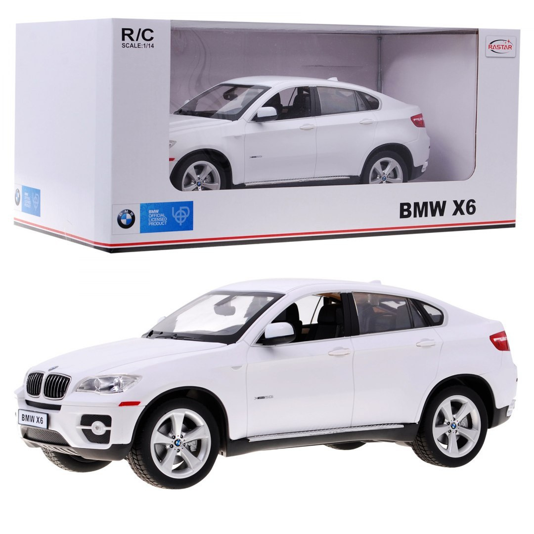 R/C mänguauto BMW X 6 valge 1:14 RASTAR