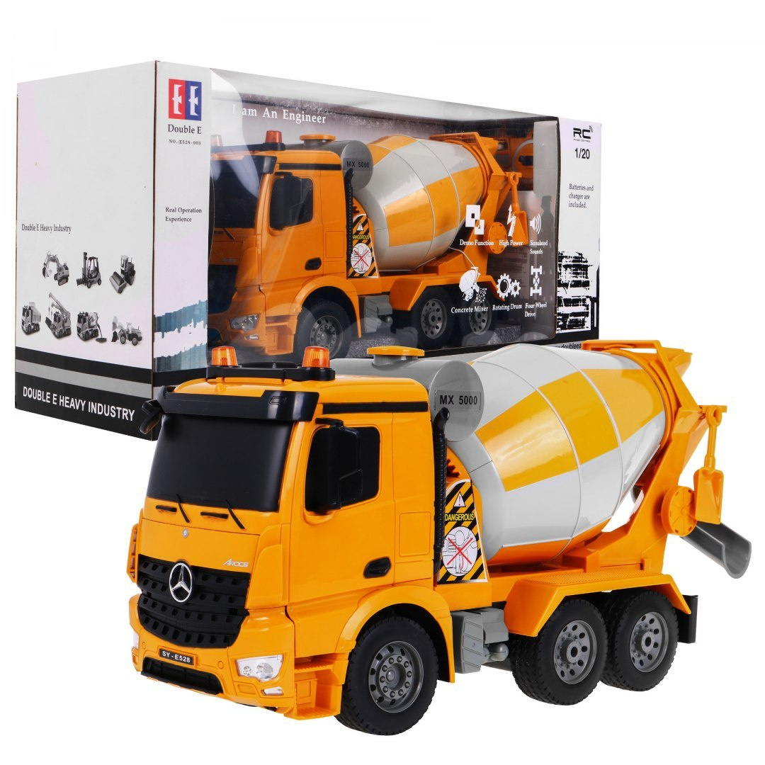 R/C mänguauto Mercedes-Benz Arocs 2.4 G 1:20 Double E