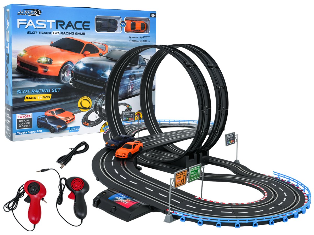 R/C TOYOTA võidusõidurada 1:43 - 109x60 cm