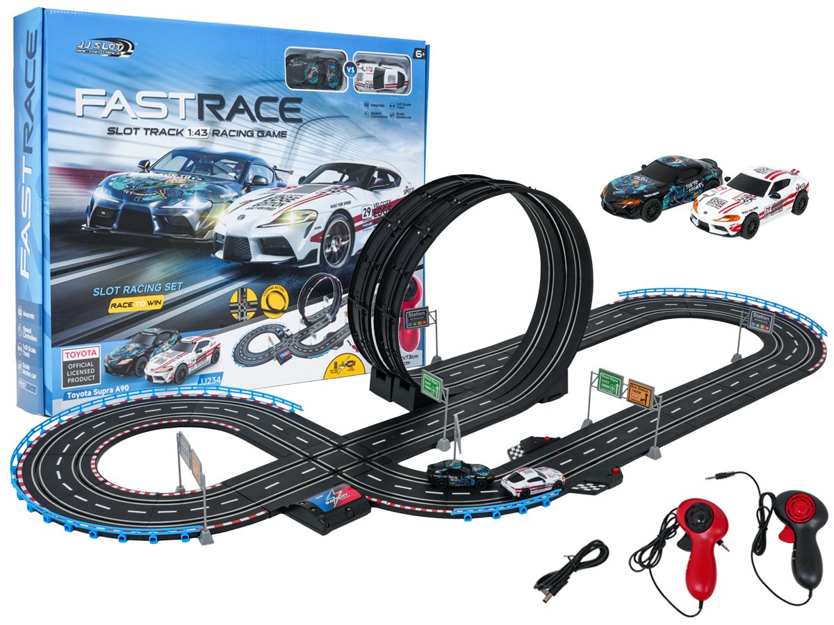 R/C TOYOTA võidusõidurada 1:43 - 152x73 cm