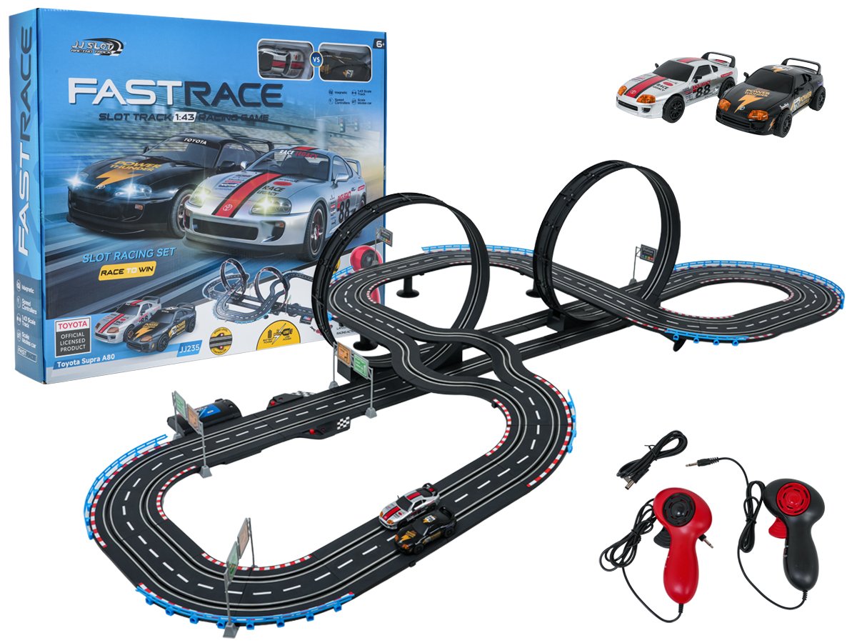 R/C TOYOTA võidusõidurada 1:43 - 184x98 cm