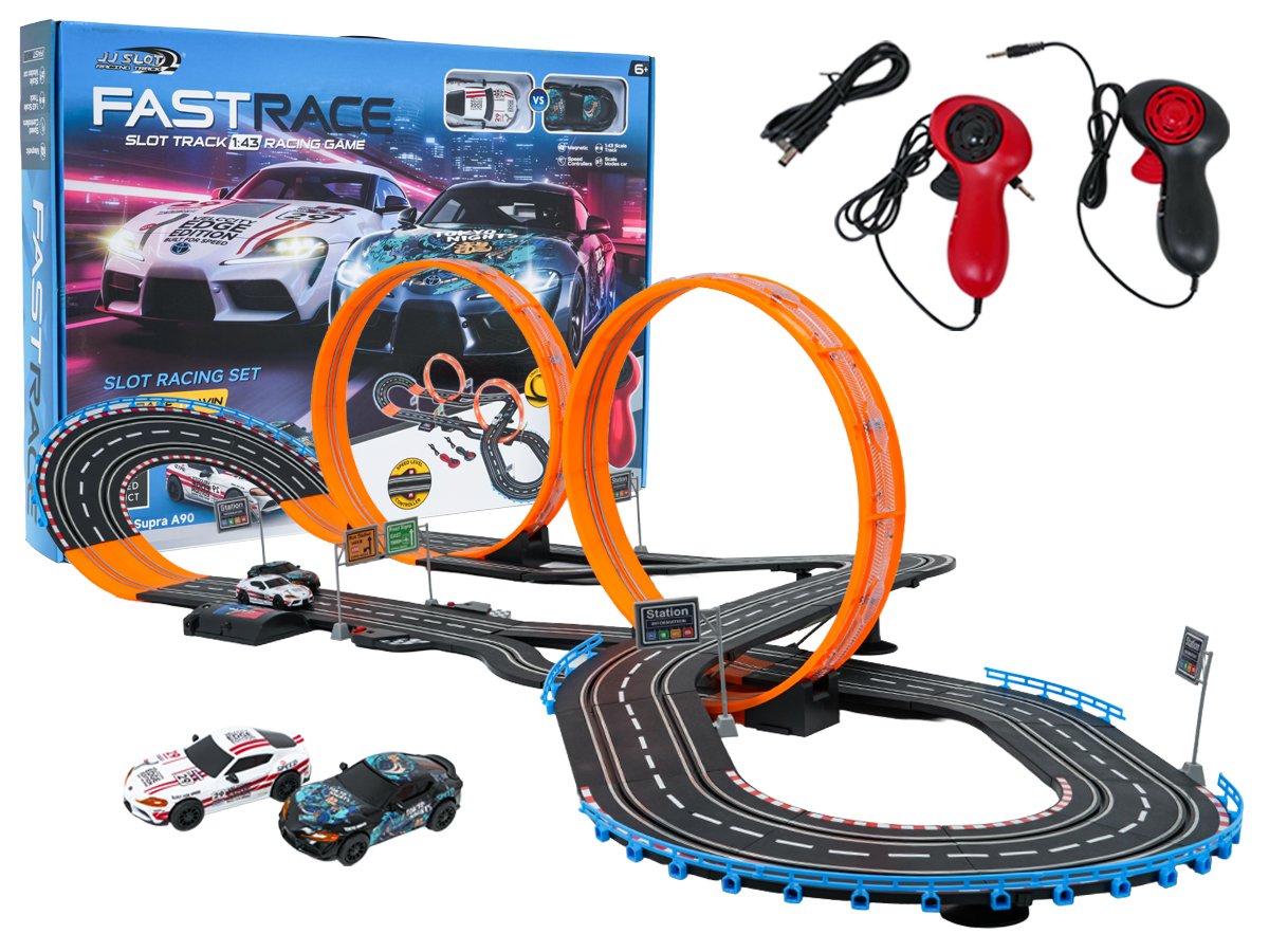 R/C TOYOTA võidusõidurada 1:43 - 187x94 cm