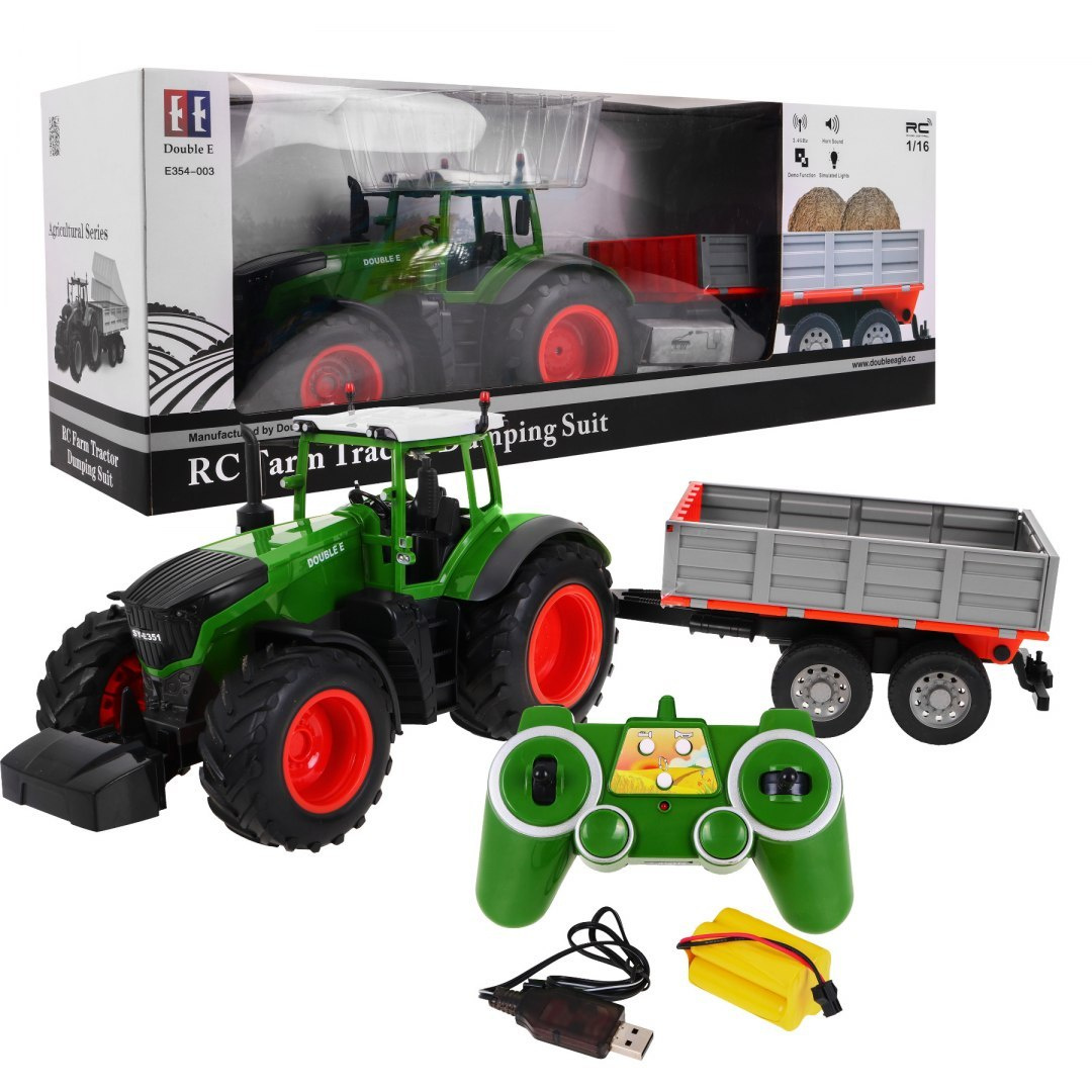 R/C traktor 2,4 GHz 1:16 Double E