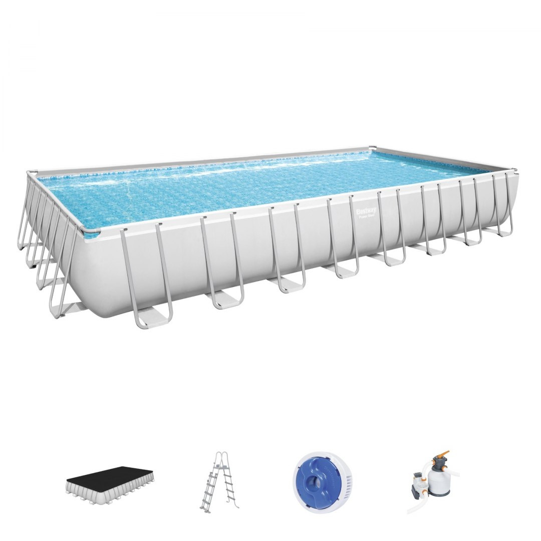 Raamiga ujumisbassein 31FT 956x488x132cm POWERSteel liivapump
