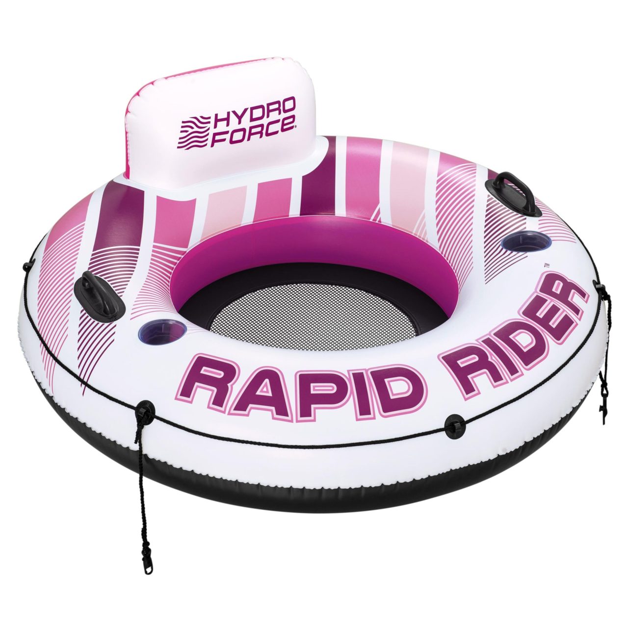 RAPID RIDER ujumisrõngas, roosa, 135cm Bestway