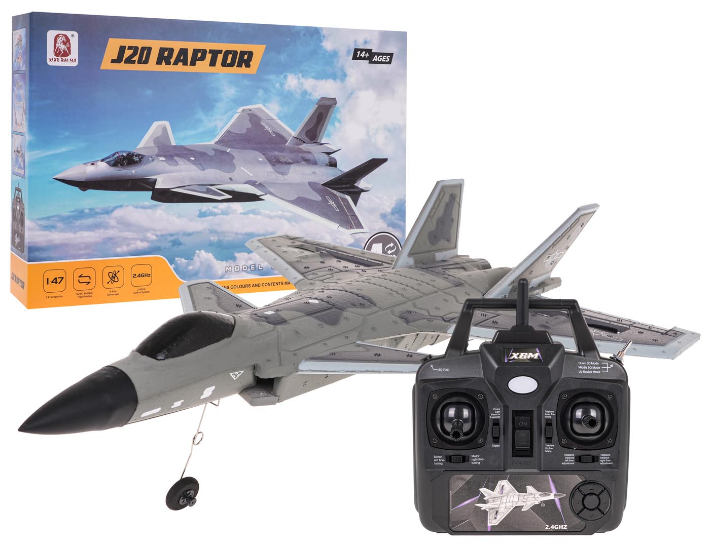 RAPTOR-J20 R/C fighter plane