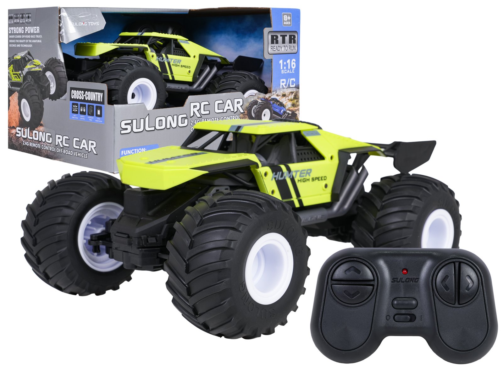 RC Crawler 1:16 HUNTER vihreä