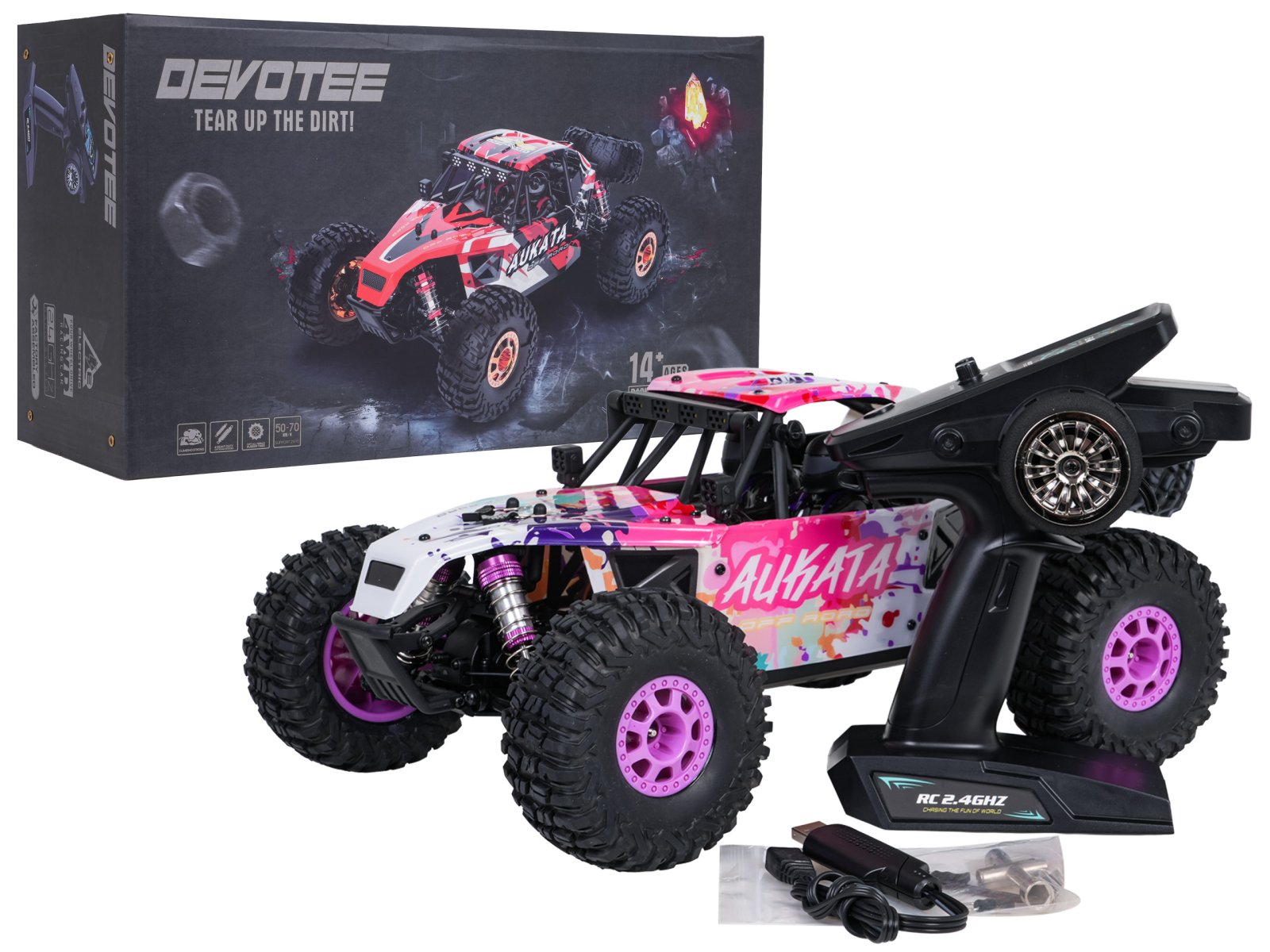 RC-crawler ALIKATA 1:12 violetti