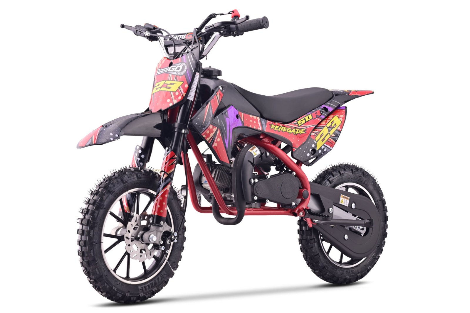 RENEGADE 50R bensiinimootoriga sõiduk, punane