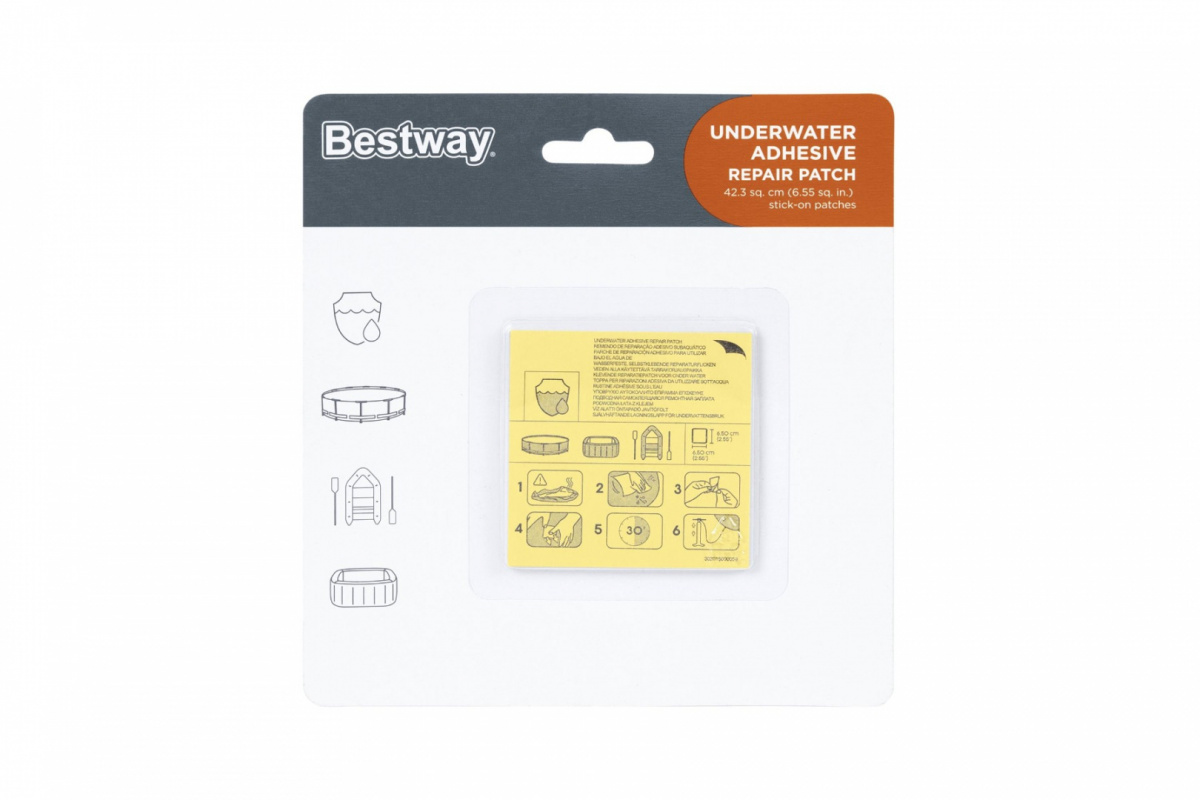 Parandus komplekt plaastrid veekindlad BESTWAY