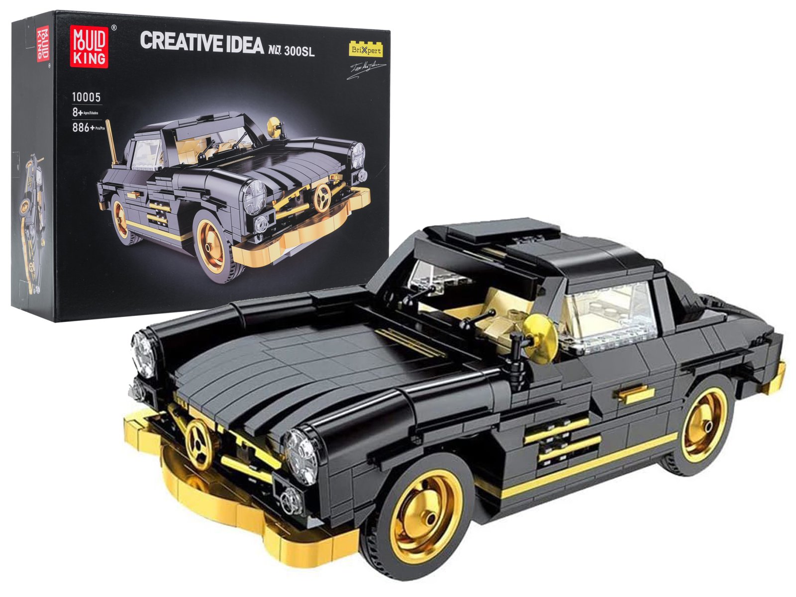 Retroauto klotsikomplekt 886 tk.