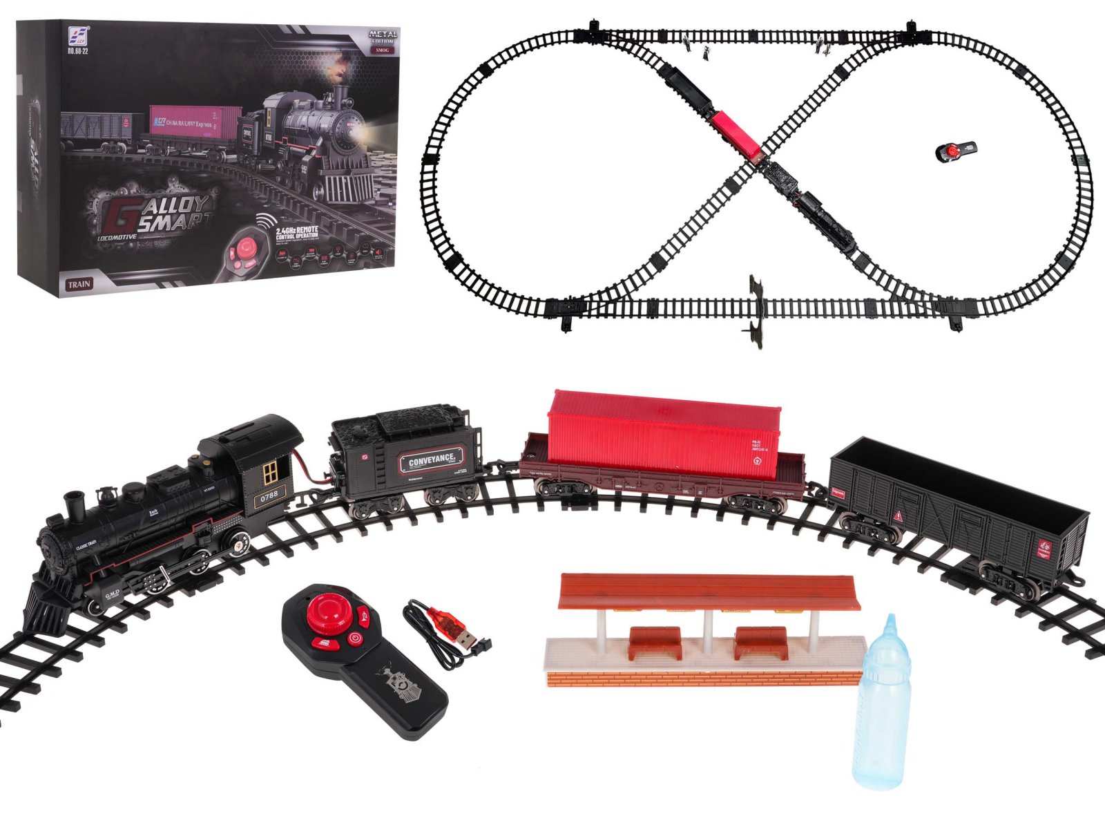 Retro Train With Smoke R/C