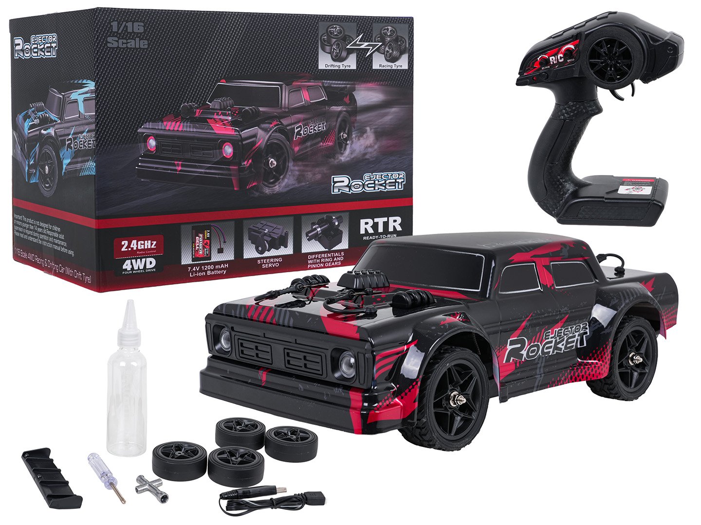 ROCKET R/C triiviauto 4x4 veoga