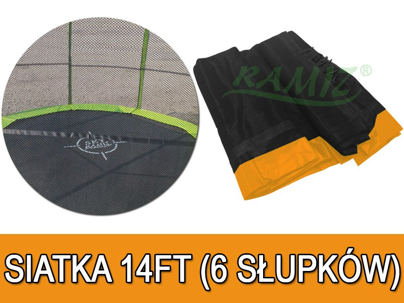 Batuudi turvavõrk 14FT - 6 posti, oranž