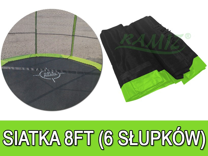 Batuudi turvavõrk 8Ft, roheline