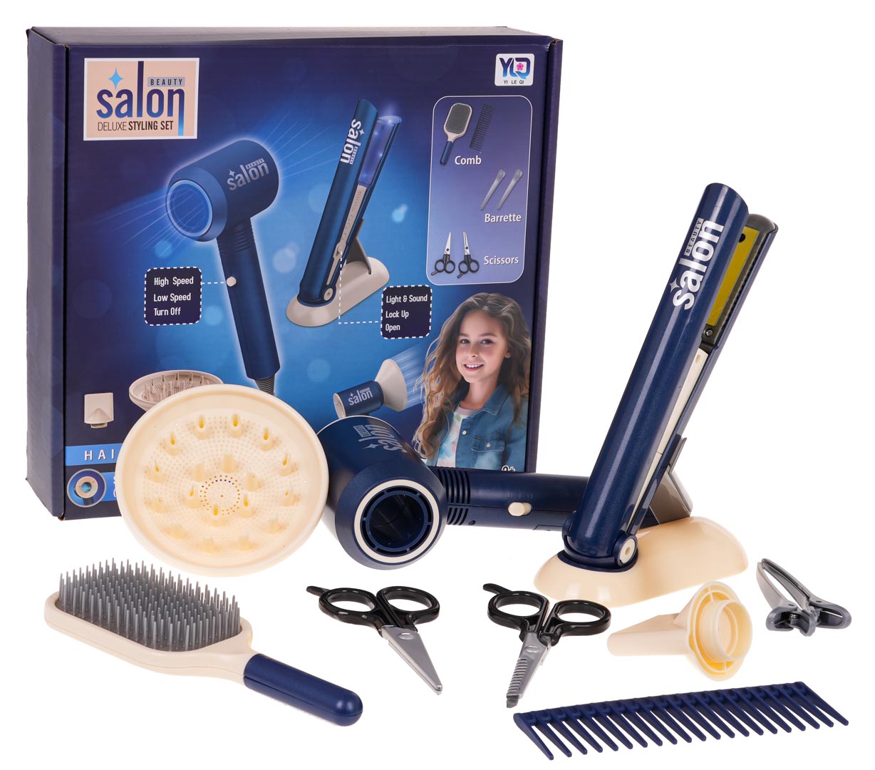 Set for a Little Hairdresser Blue + Accessories