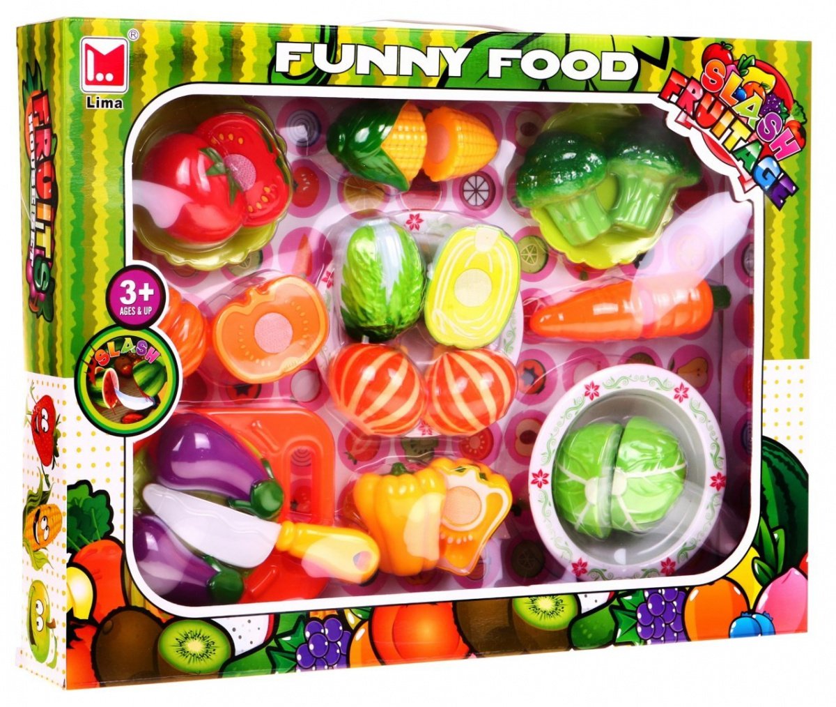 Set For Cutting Fruits Vegetables Board