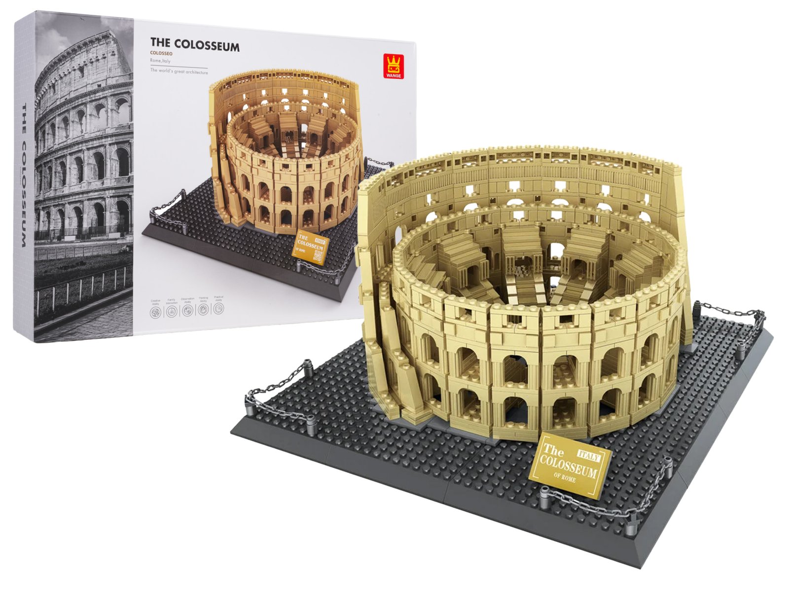 Rakennuspalikkasarja Colosseum-sarja 1756 kpl