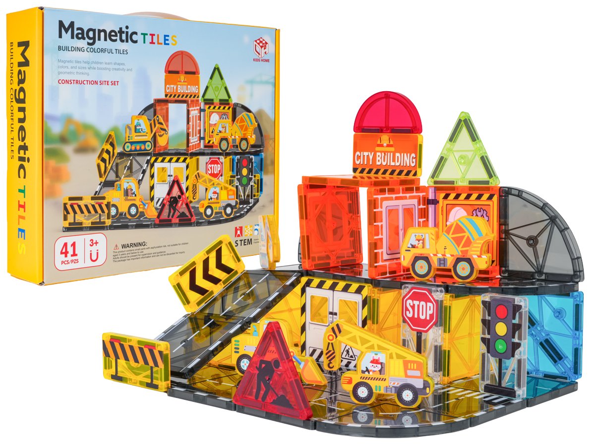Ehitusplatsi magnetklotside komplekt 41 tk.