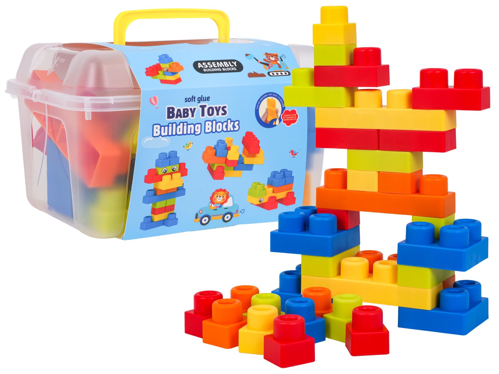 Soft Blocks Set 32 ​​pcs + Case