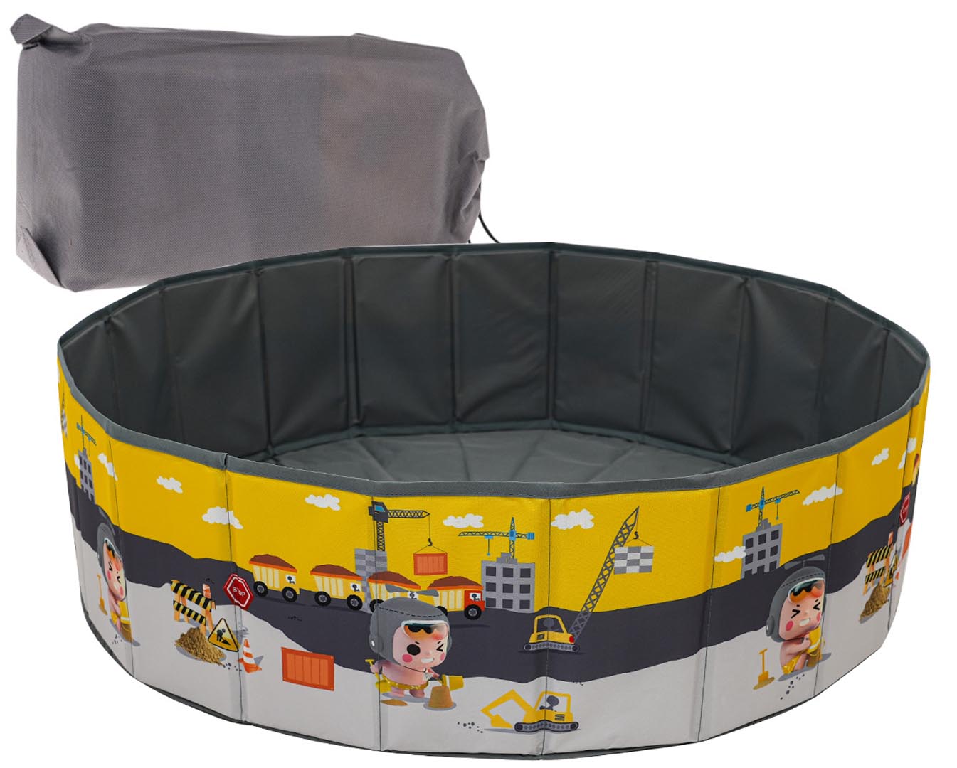 Soft Dry Pool/Sandbox for Children Construction Site
