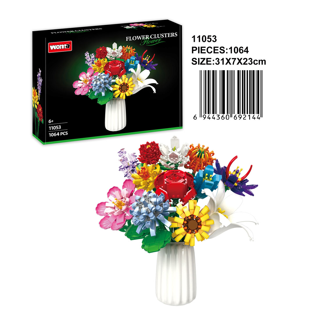 Spring Bouquet Building Blocks Set 1009pcs.