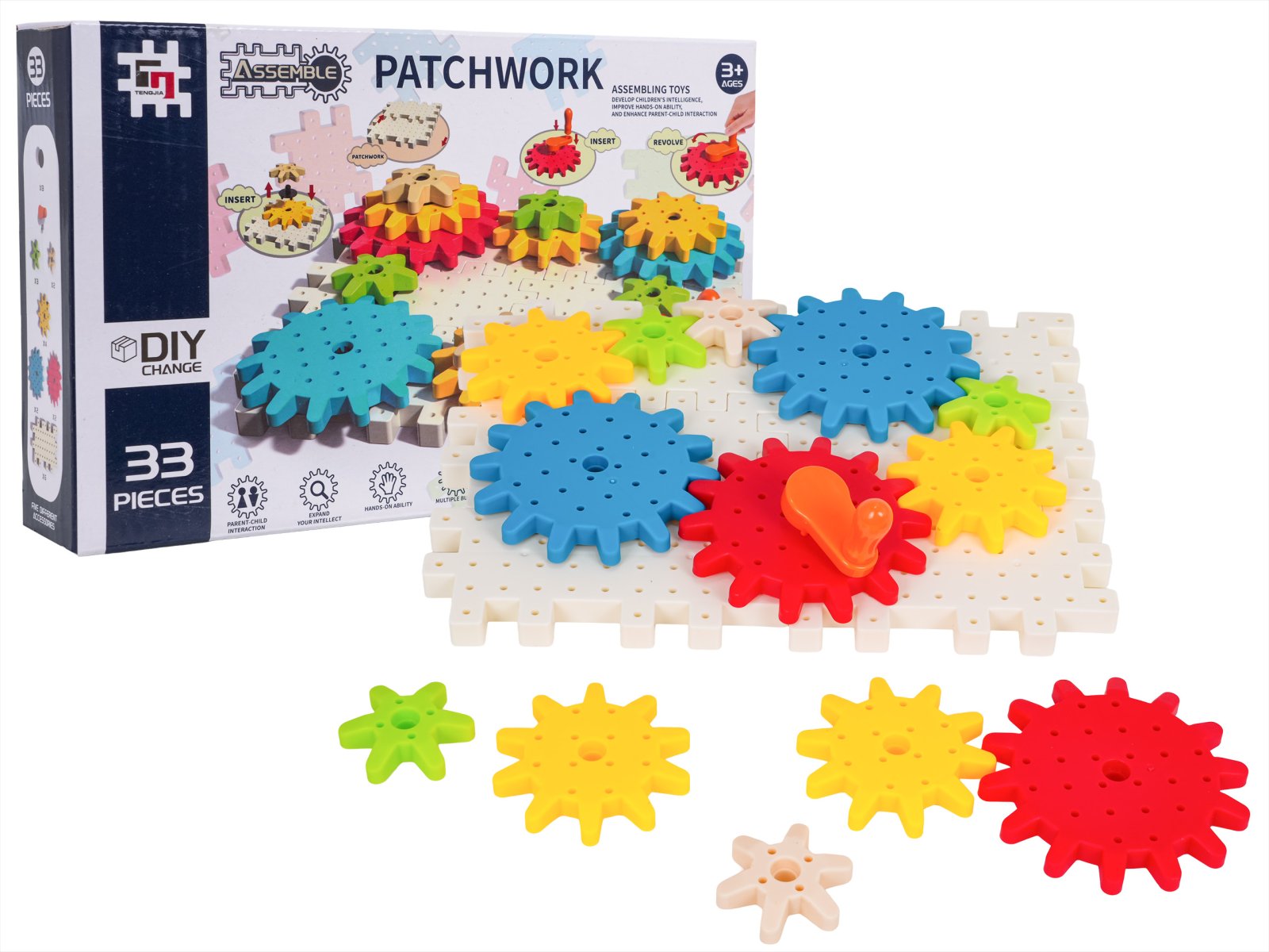 STEAM Building Blocks Set 33 pcs.