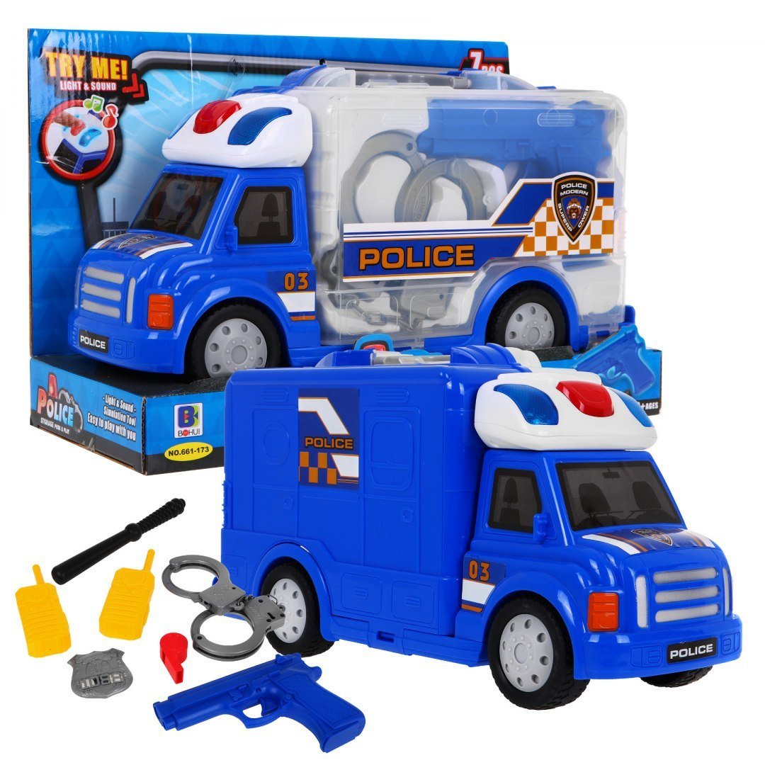 Kohver politseiauto Politseitarvikud
