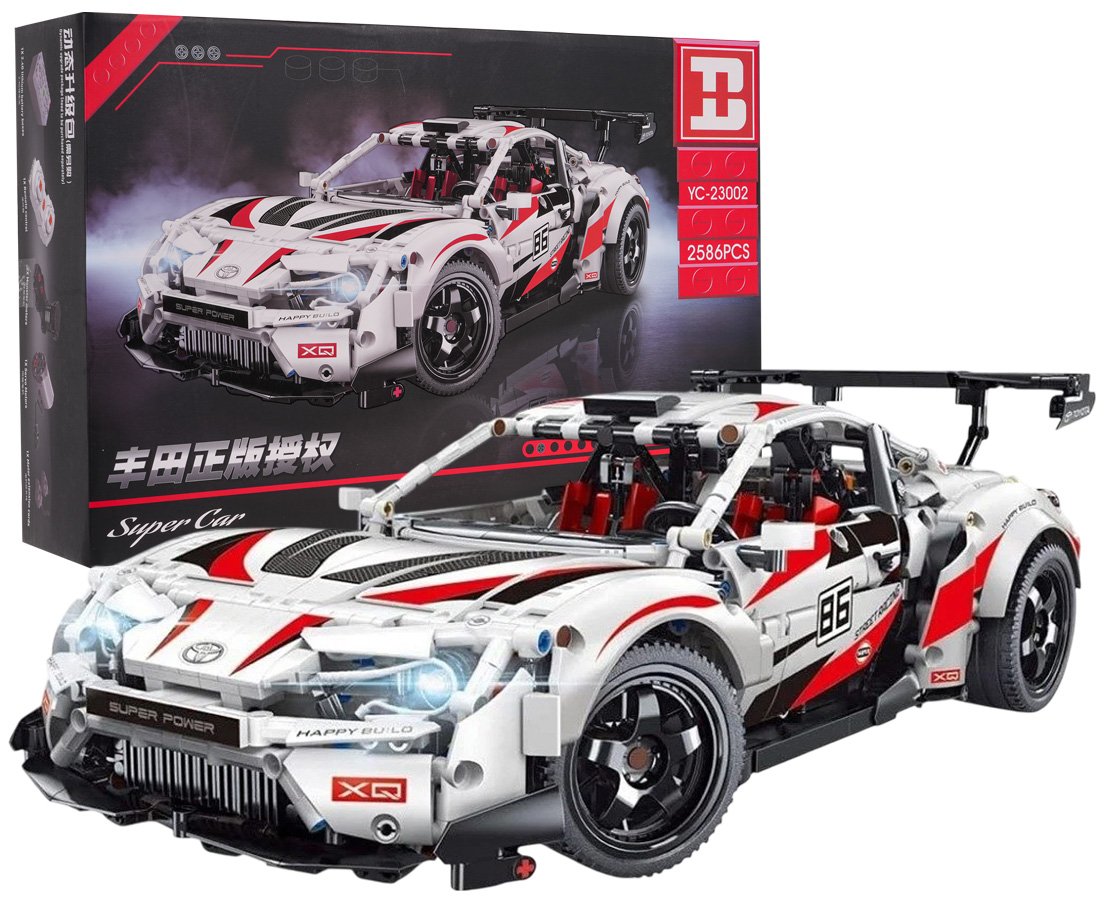 Super Car GT86 valge klotsikomplekt